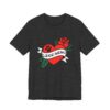 Dog Mom Retro Rose Paw Heart Tattoo Graphic T-Shirt - Image 36