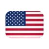 Dog Travel Settle Place Bed Mat – USA American Flag Patriotic Design - Image 4