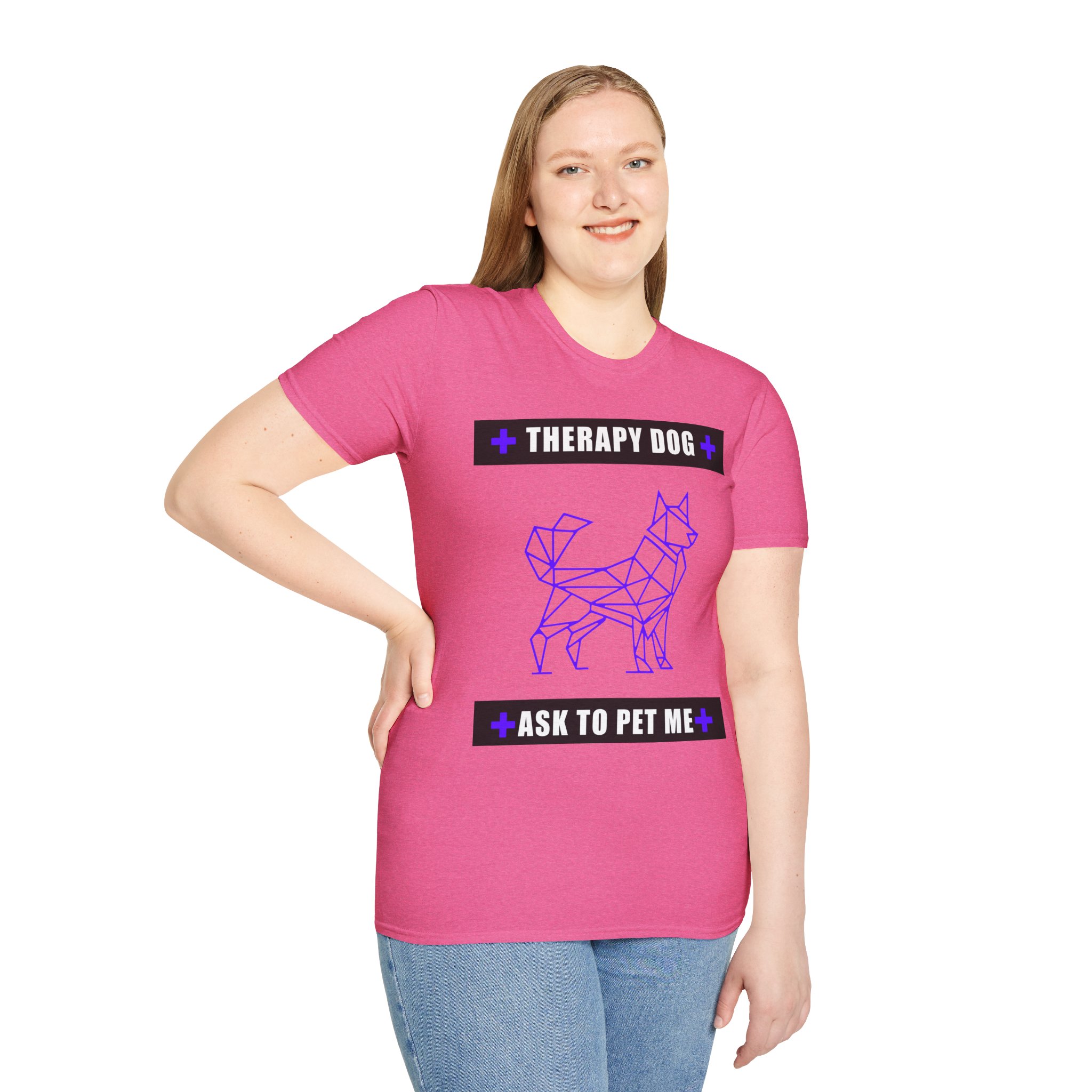 Therapy Service Dog "Ask to Pet Me" T-Shirt 51 Therapy Service Dog "Ask to Pet Me" T-Shirt - Image 51