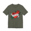Dog Mom Retro Rose Paw Heart Tattoo Graphic T-Shirt - Image 21