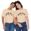 Dog Mom Upside-down Backwards Embroidery Heart T-Shirt - Image 16