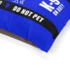 K-9 Working Service Dog Pet Bed with "Service Dog * Do Not Pet" Thin Blue Line Design - Blue - Image 8