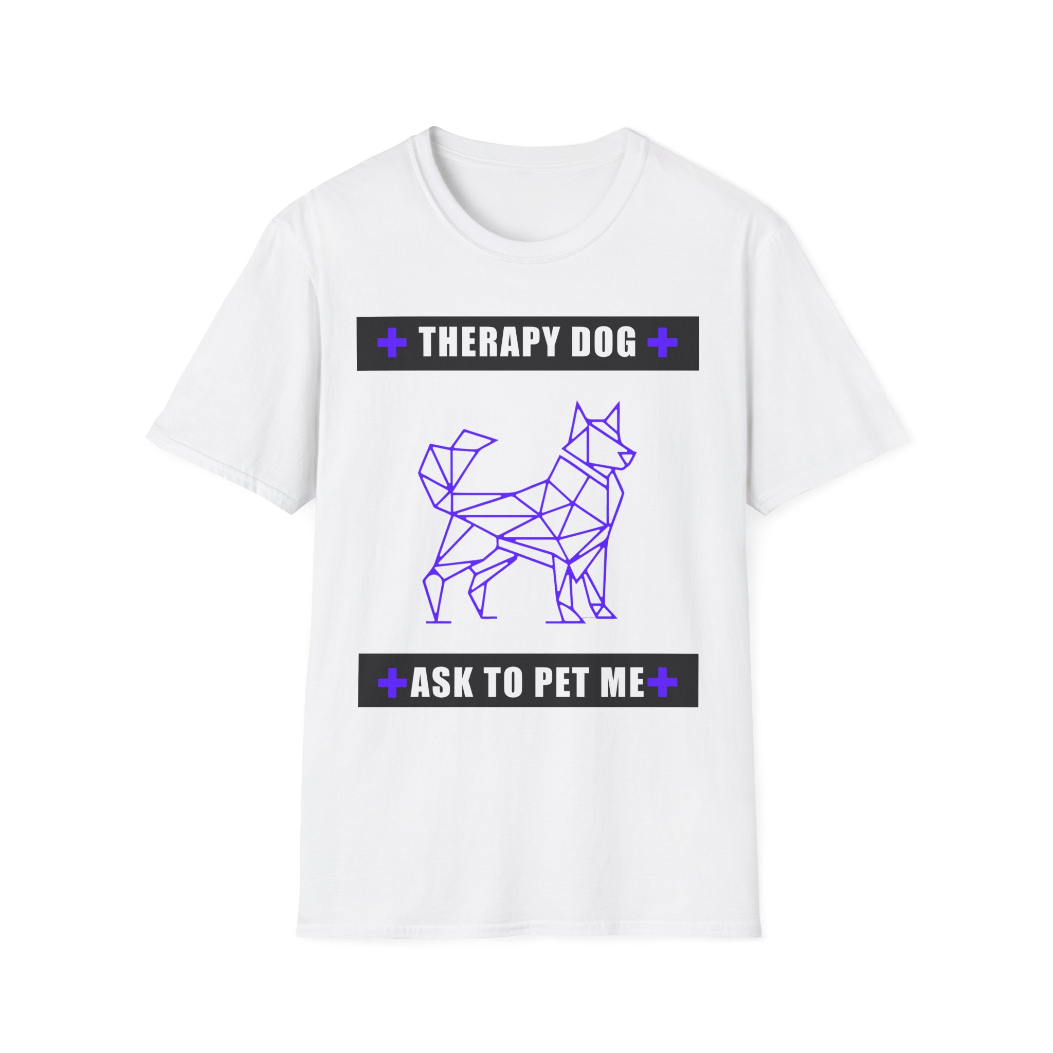 Therapy Service Dog "Ask to Pet Me" T-Shirt 5 Therapy Service Dog "Ask to Pet Me" T-Shirt - Image 5