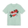 Dog Mom Retro Rose Paw Heart Tattoo Graphic T-Shirt - Image 26