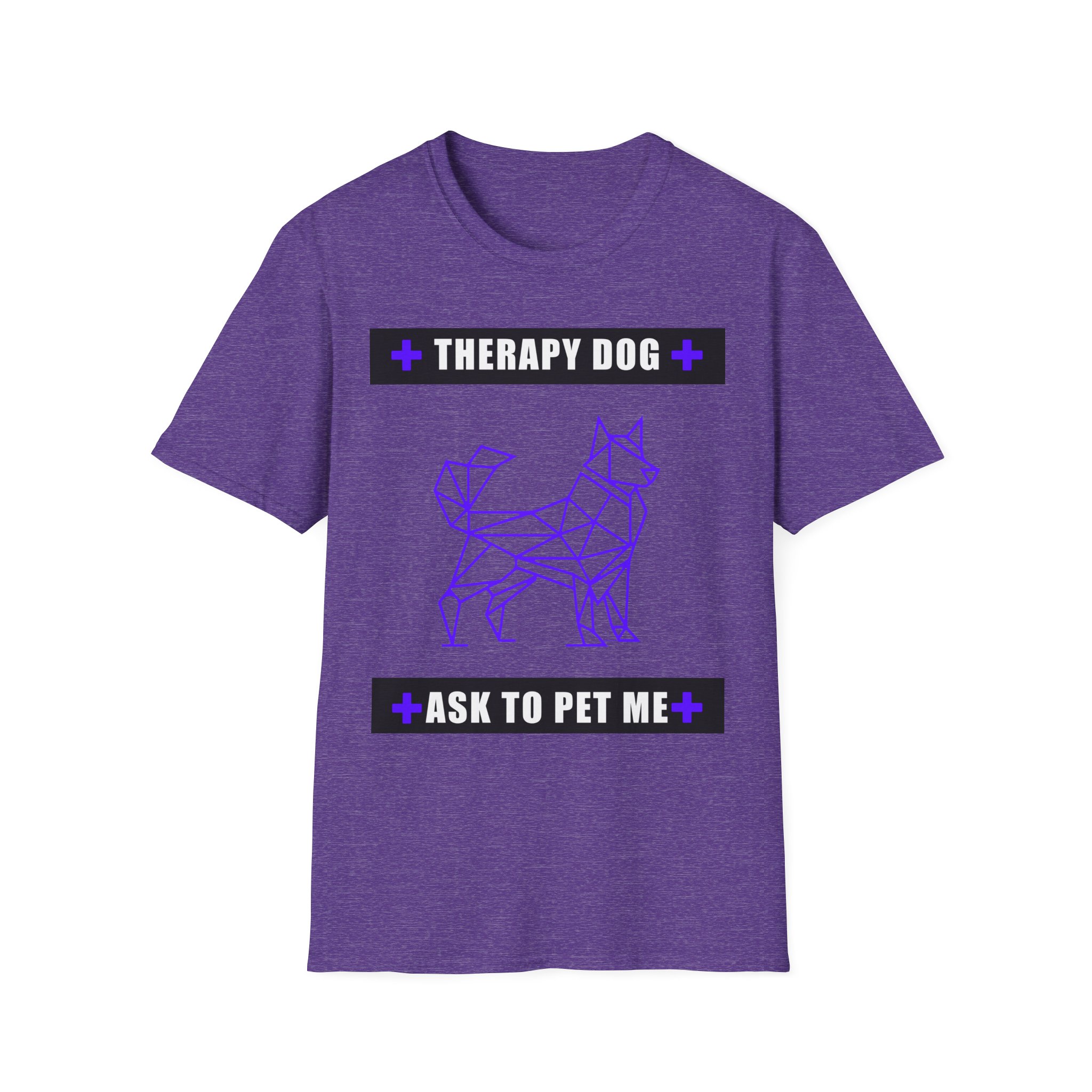 Therapy Service Dog "Ask to Pet Me" T-Shirt 41 Therapy Service Dog "Ask to Pet Me" T-Shirt - Image 41