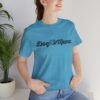 Dog Mama Heart Paw Script T-Shirt - Image 4