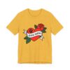 Dog Mom Retro Rose Paw Heart Tattoo Graphic T-Shirt - Image 16