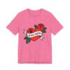 Dog Mom Retro Rose Paw Heart Tattoo Graphic T-Shirt - Image 56