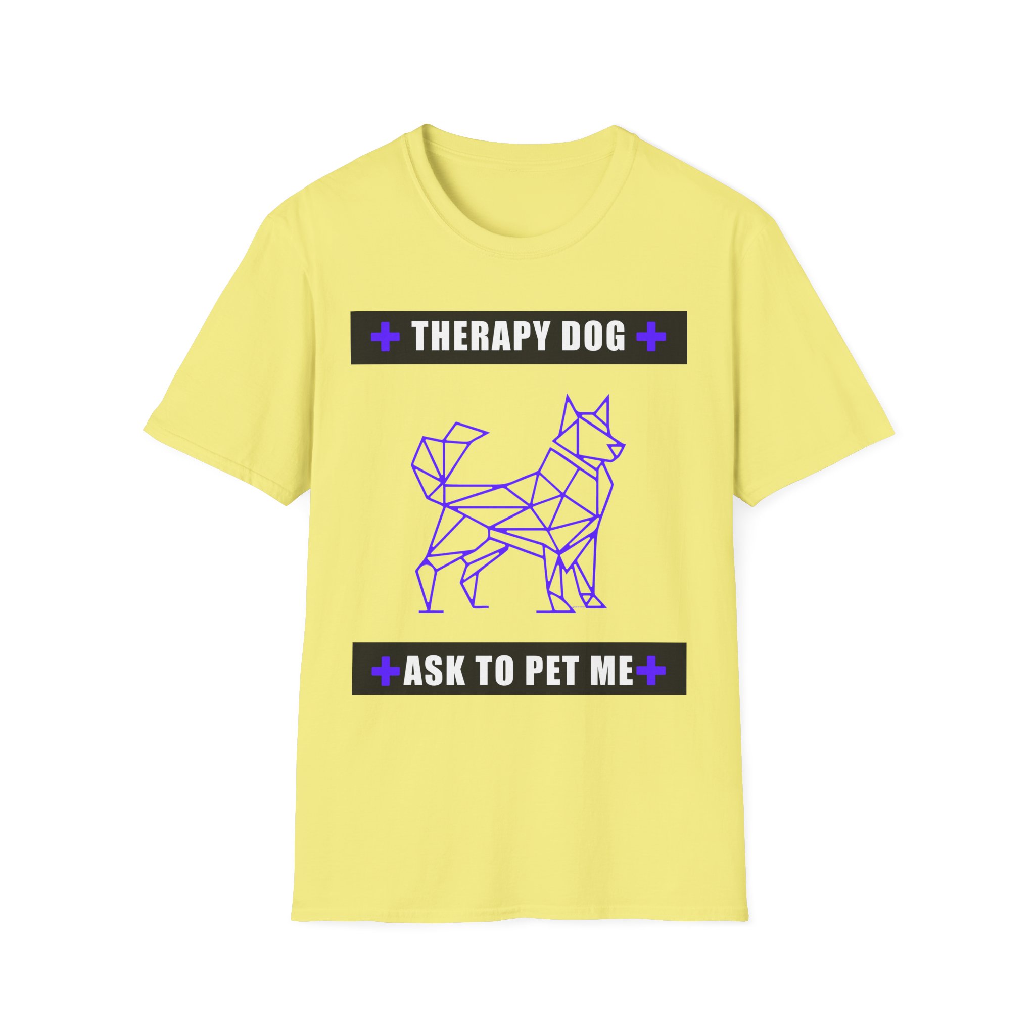 Therapy Service Dog "Ask to Pet Me" T-Shirt 25 Therapy Service Dog "Ask to Pet Me" T-Shirt - Image 25