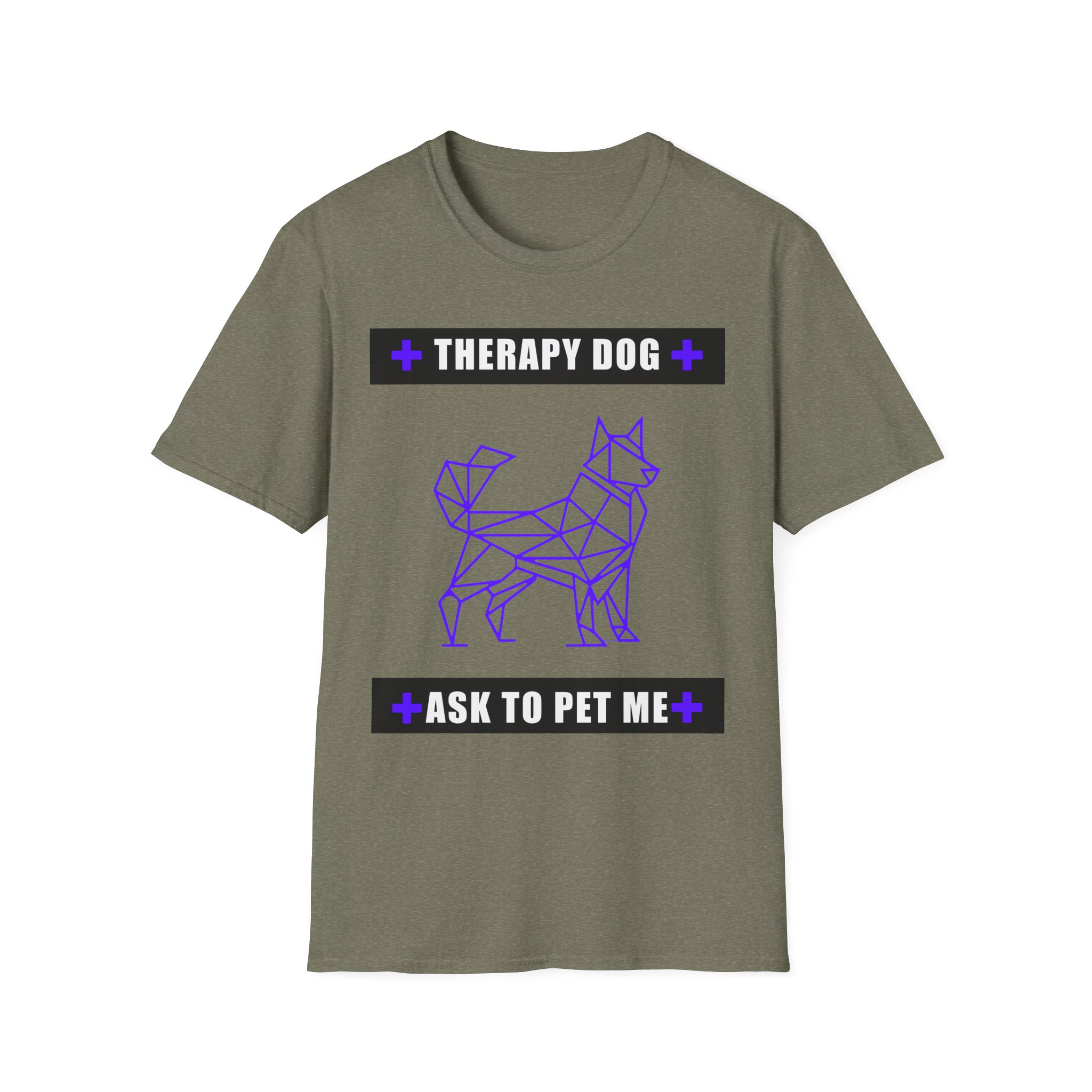 Therapy Service Dog "Ask to Pet Me" T-Shirt 29 Therapy Service Dog "Ask to Pet Me" T-Shirt - Image 29