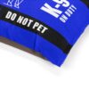 K-9 Working Service Dog Pet Bed with "Service Dog * Do Not Pet" Thin Blue Line Design - Blue - Image 5