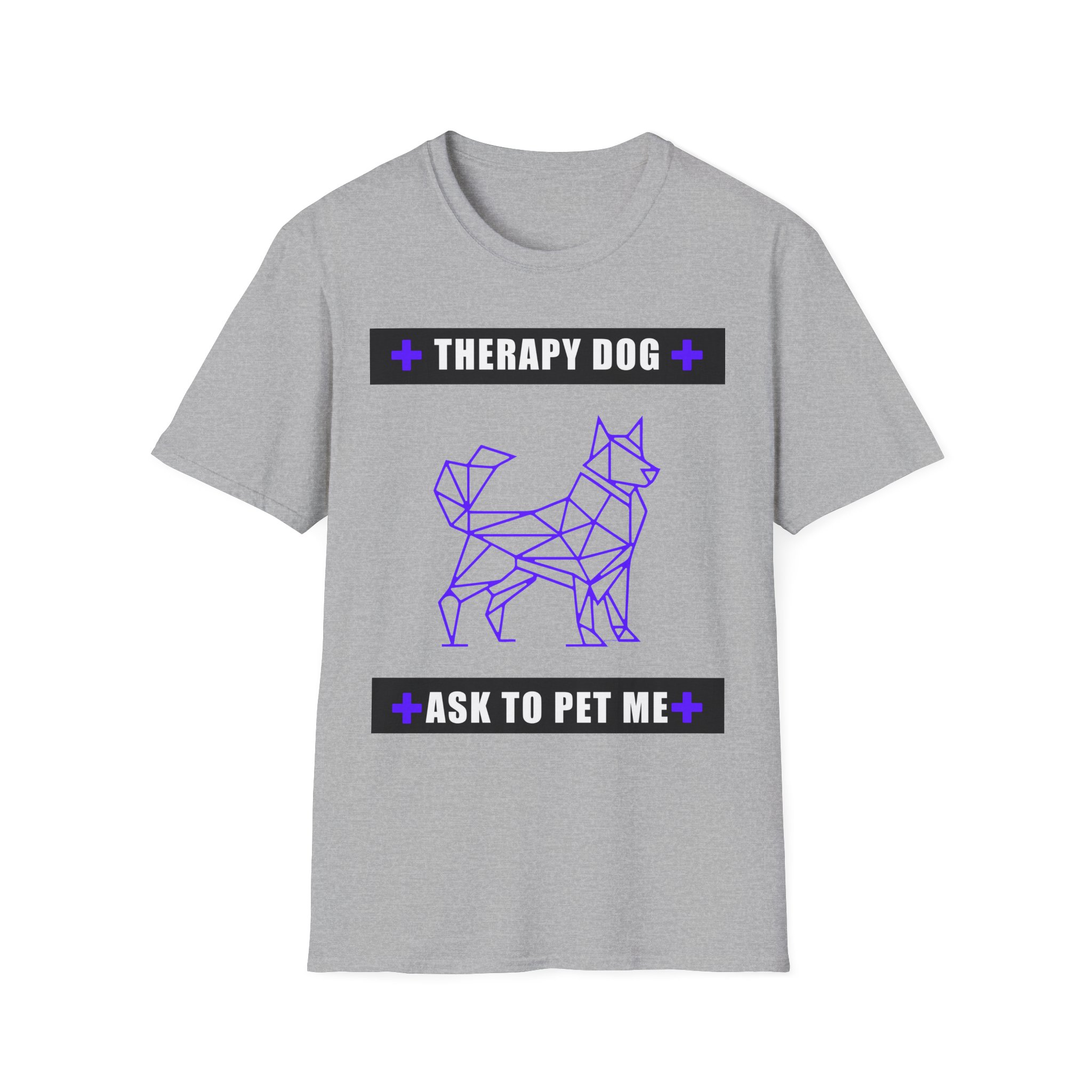 Therapy Service Dog "Ask to Pet Me" T-Shirt 13 Therapy Service Dog "Ask to Pet Me" T-Shirt - Image 13
