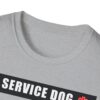 Service Dog Do Not Pet T-Shirt Red (Front & Back) Medical Alert Safety & Awareness - Image 11