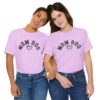 Dog Mom Upside-down Backwards Embroidery Heart T-Shirt - Image 40
