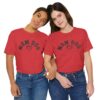 Dog Mom Upside-down Backwards Embroidery Heart T-Shirt - Image 4