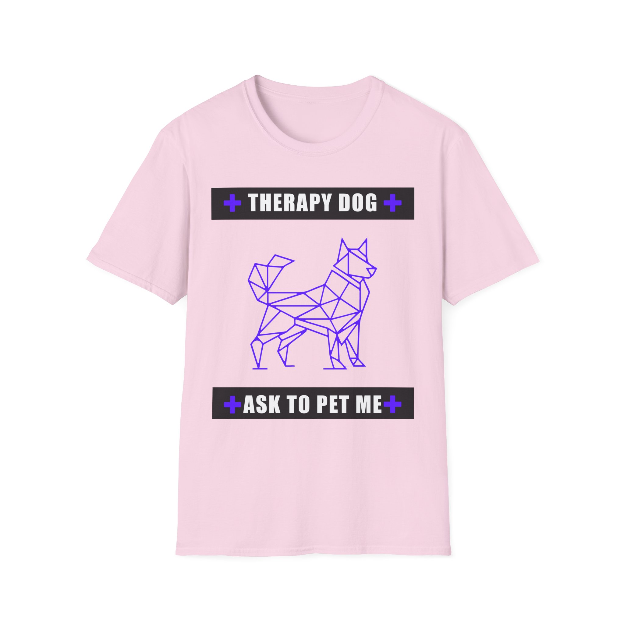 Therapy Service Dog "Ask to Pet Me" T-Shirt 45 Therapy Service Dog "Ask to Pet Me" T-Shirt - Image 45