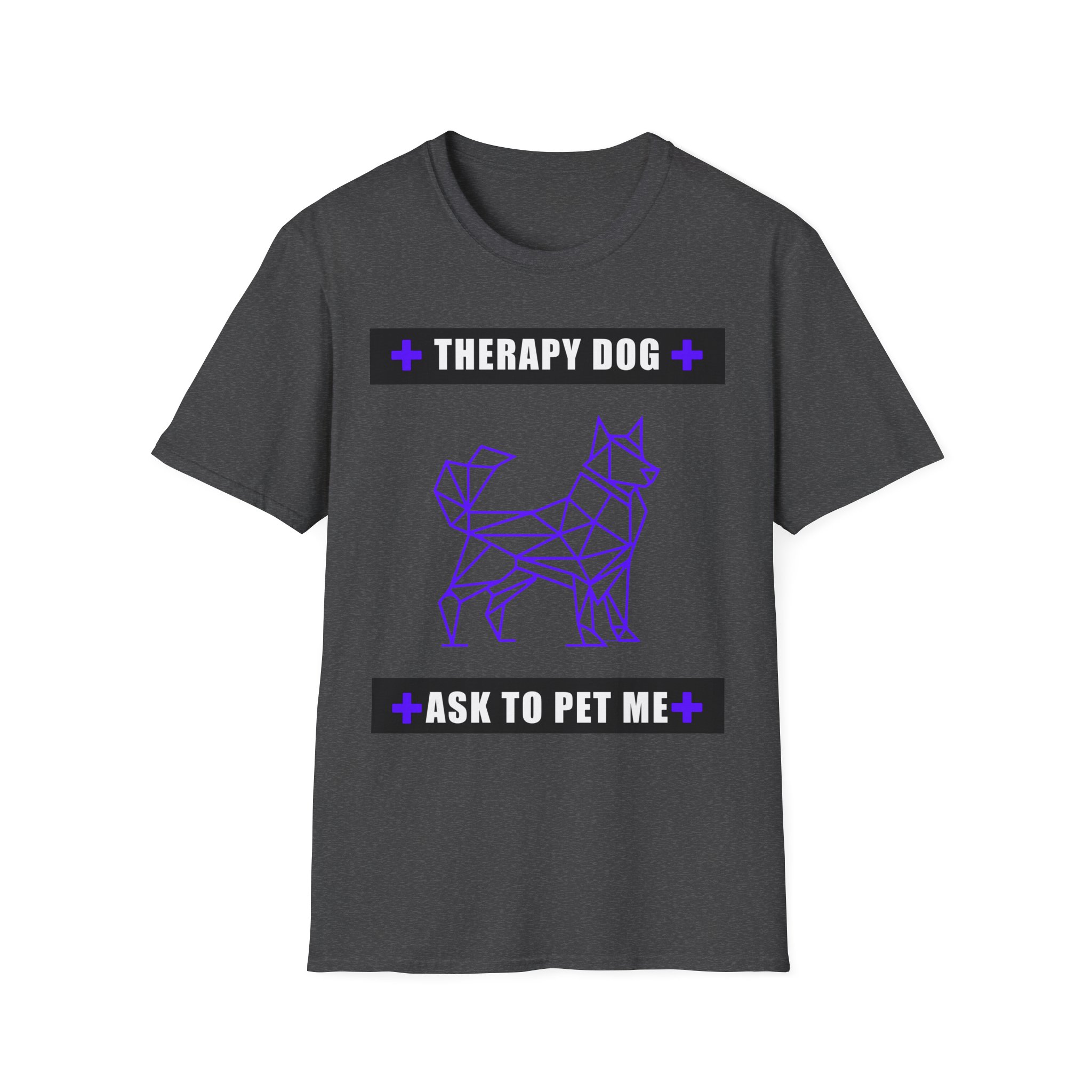 Therapy Service Dog "Ask to Pet Me" T-Shirt 33 Therapy Service Dog "Ask to Pet Me" T-Shirt - Image 33
