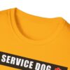 Service Dog Do Not Pet T-Shirt Red (Front & Back) Medical Alert Safety & Awareness - Image 15