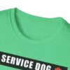 Service Dog Do Not Pet T-Shirt Red (Front & Back) Medical Alert Safety & Awareness - Image 35