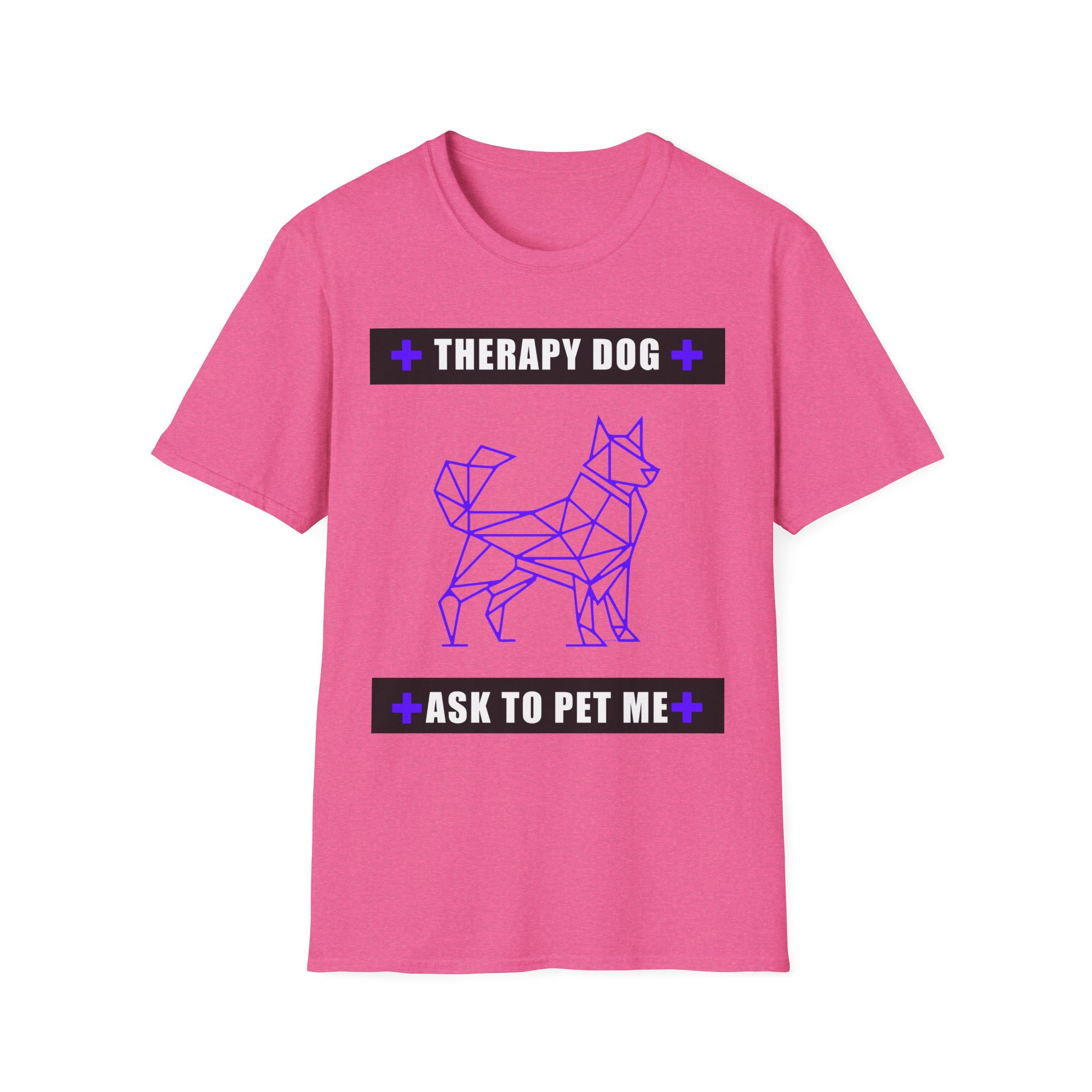 Therapy Service Dog "Ask to Pet Me" T-Shirt 49 Therapy Service Dog "Ask to Pet Me" T-Shirt - Image 49