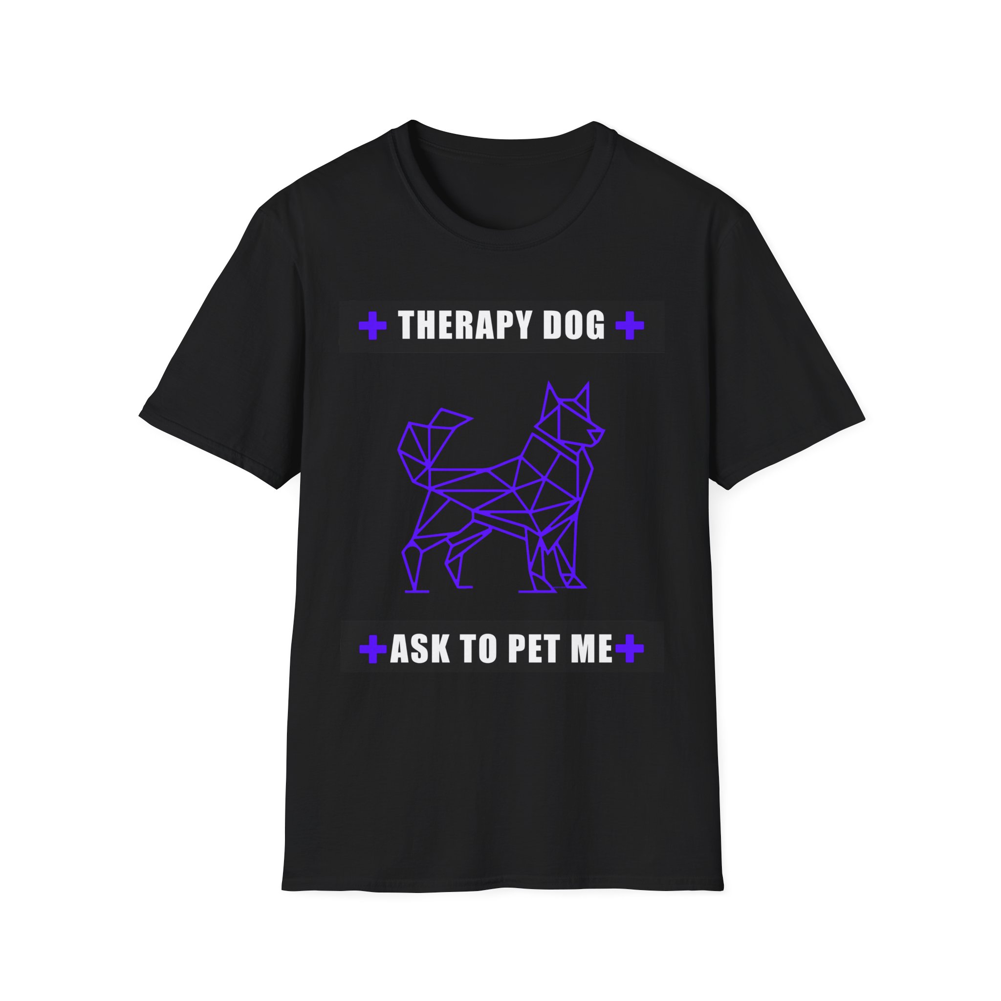 Therapy Service Dog "Ask to Pet Me" T-Shirt 9 Therapy Service Dog "Ask to Pet Me" T-Shirt - Image 9