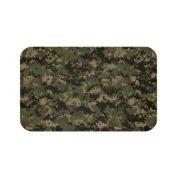 Dog Travel Settle Place Bed Mat - WOODLAND Camouflage Design