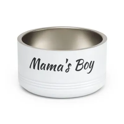 Shop All Products 5 Mama's Boy Pet Food or Water Bowl | 18oz Stainless Steel