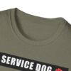 Service Dog Do Not Pet T-Shirt Red (Front & Back) Medical Alert Safety & Awareness - Image 27
