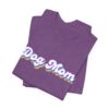 Dog Mom Retro Rainbow Script T-Shirt - Image 48