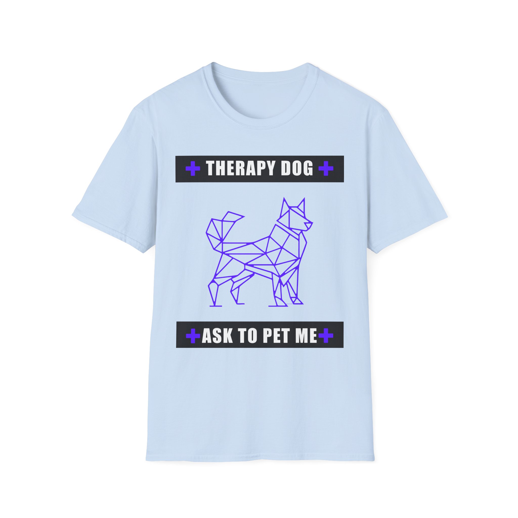 Therapy Service Dog "Ask to Pet Me" T-Shirt 37 Therapy Service Dog "Ask to Pet Me" T-Shirt - Image 37