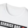 Service Dog Do Not Pet T-Shirt Red (Front & Back) Medical Alert Safety & Awareness - Image 3