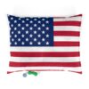 USA American Flag Patriotic Pet Bed