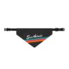 San Antonio Fiesta Basketball Retro Stripe Clip-On Pet Bandana