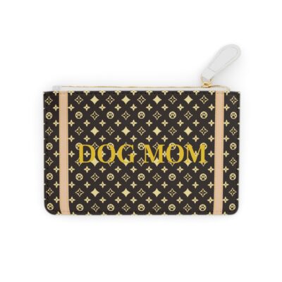 Shop All Products 27 Mini Clutch Purse Zipper Pouch - "Dog Mom" Louis Pet-ton Luxury Designer-Inspired