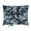 Camouflage Pet Bed - AQUA Camo Pattern