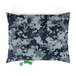 Camouflage Pet Bed - AQUA Camo Pattern
