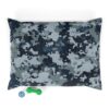 Camouflage Pet Bed - AQUA Camo Pattern - Image 7