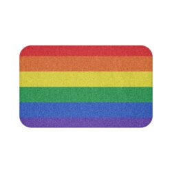 Dog Travel Settle Place Bed Mat – Rainbow Pride Design