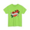 Dog Dad Retro Heart Tattoo Rose Paw Print T-Shirt - Image 27