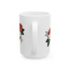 Dog Dad Retro Heart Tattoo Rose Paw Print Ceramic Mug Coffee Cup (11oz & 15oz) - Image 7