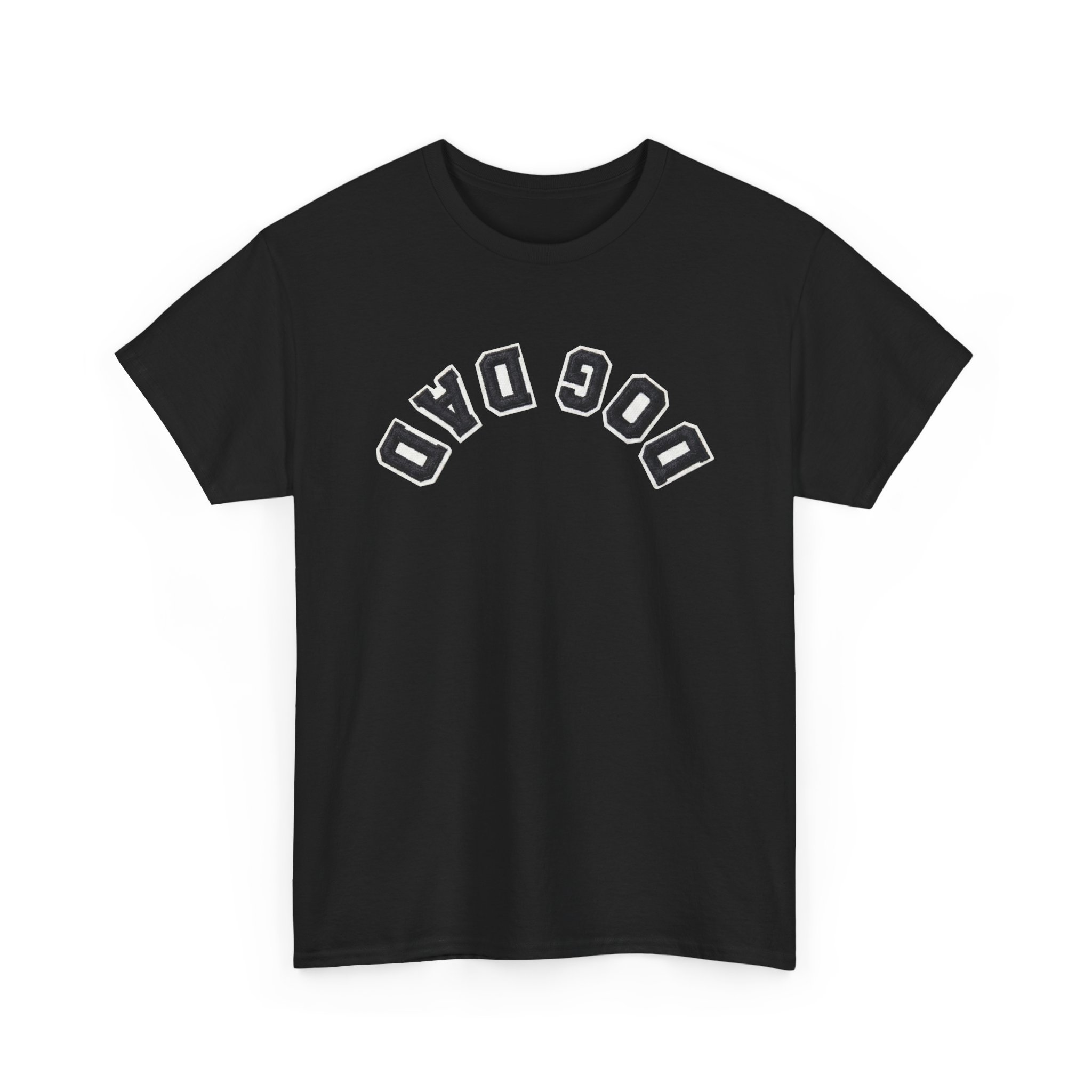 Dog Dad Upside Down Backwards Arch Text T-Shirt 6 Dog Dad Upside Down Backwards Arch Text T-Shirt - Image 6