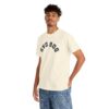 Dog Dad Upside Down Backwards Arch Text T-Shirt - Image 5