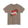 Dog Dad Retro Heart Tattoo Rose Paw Print T-Shirt - Image 11