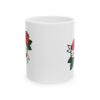 Dog Dad Retro Heart Tattoo Rose Paw Print Ceramic Mug Coffee Cup (11oz & 15oz) - Image 3