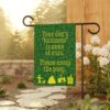 Dog Poop Scoop Garden Flag Sign - "Your dog's 'business' is none of ours. Please scoop the poop." - Image 4