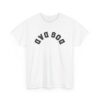 Dog Dad Upside Down Backwards Arch Text T-Shirt