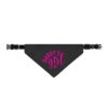 "Daddy's Girl" Black & Pink Clip-On Pet Bandana - Image 2
