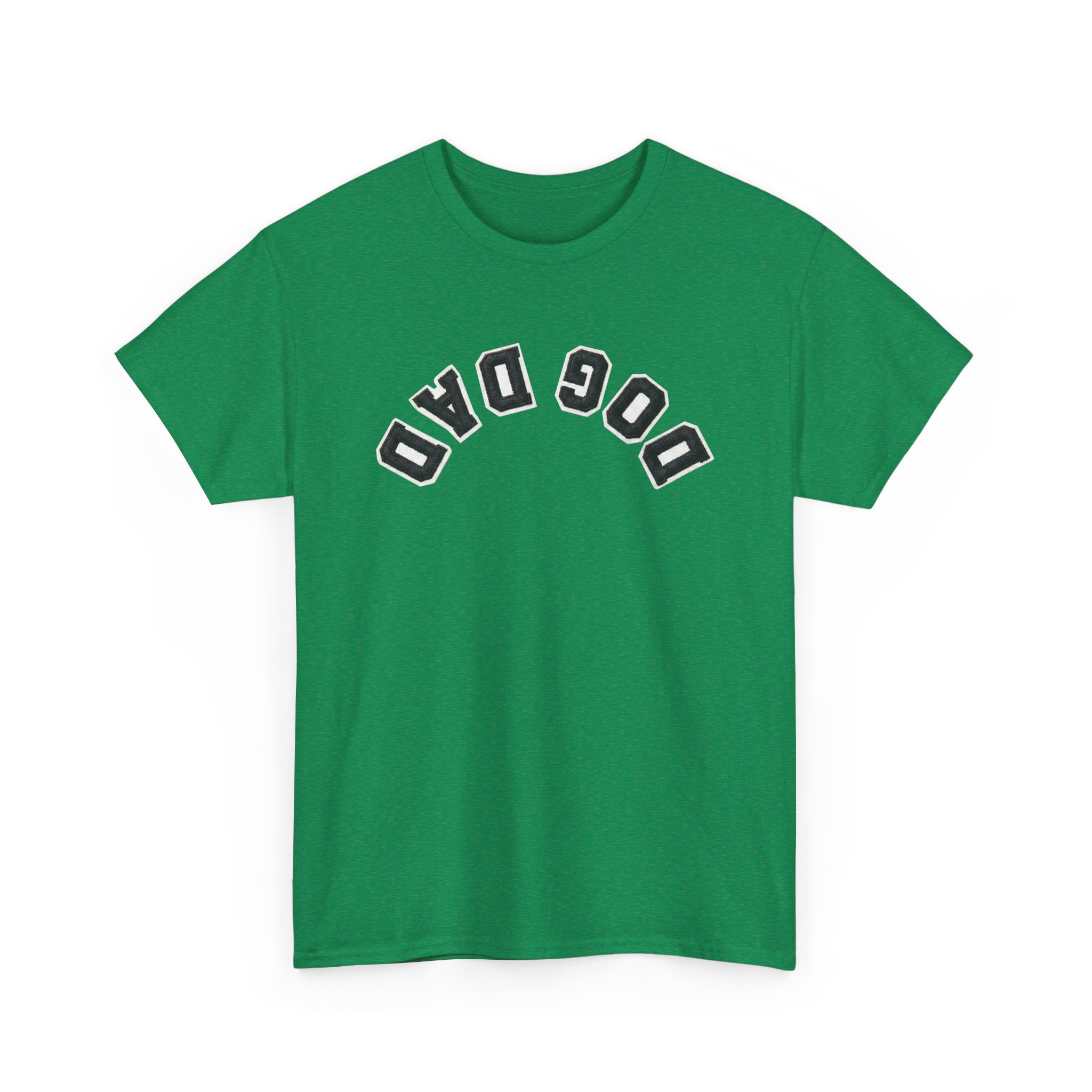 Dog Dad Upside Down Backwards Arch Text T-Shirt 10 Dog Dad Upside Down Backwards Arch Text T-Shirt - Image 10