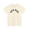 Dog Dad Upside Down Backwards Arch Text T-Shirt - Image 4