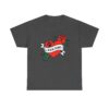 Dog Dad Retro Heart Tattoo Rose Paw Print T-Shirt - Image 33